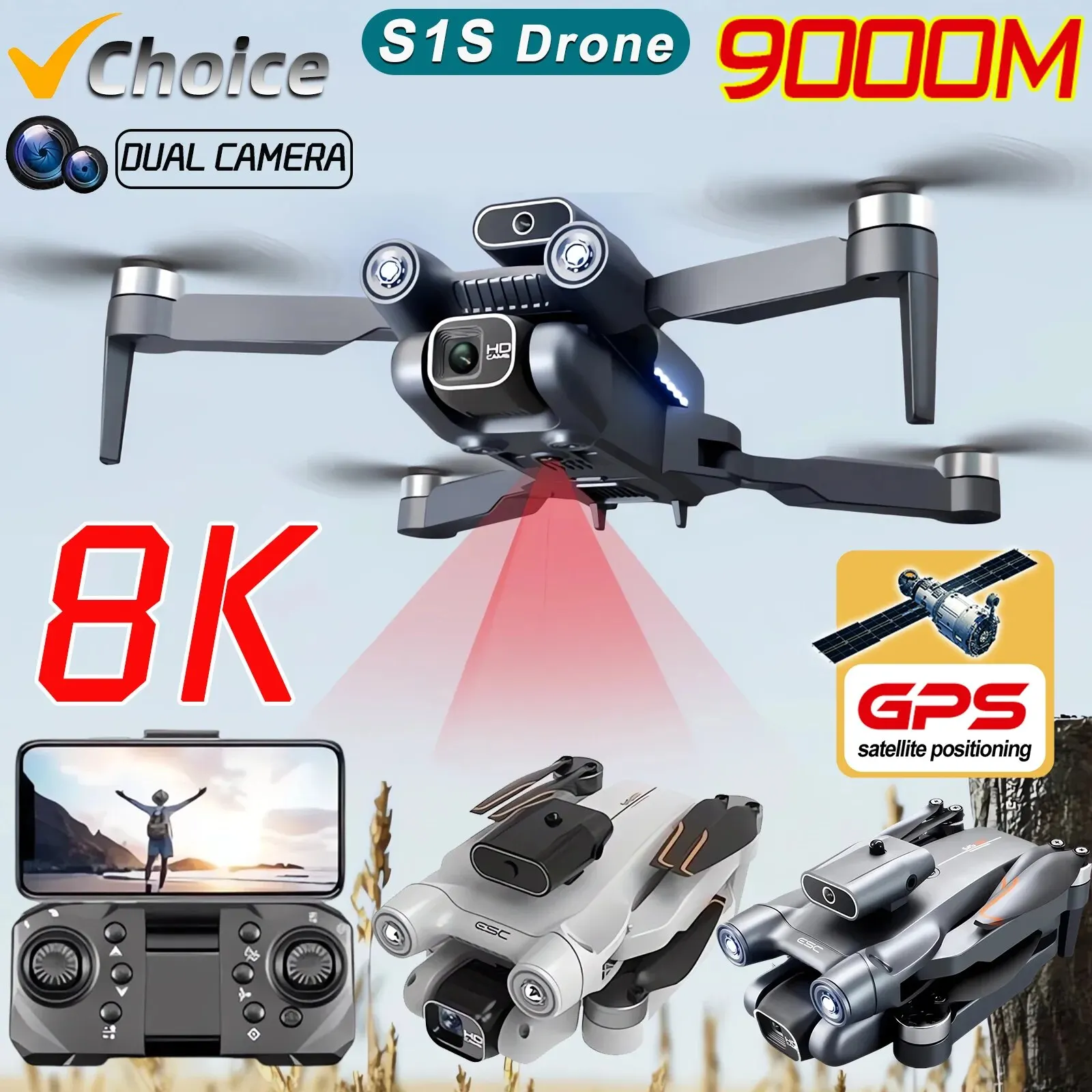 Nuovo S1S 5G GPS Drone Camera  - Drone Surveying recensione e prezzo